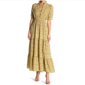 Tiered Floral Maxi Dress